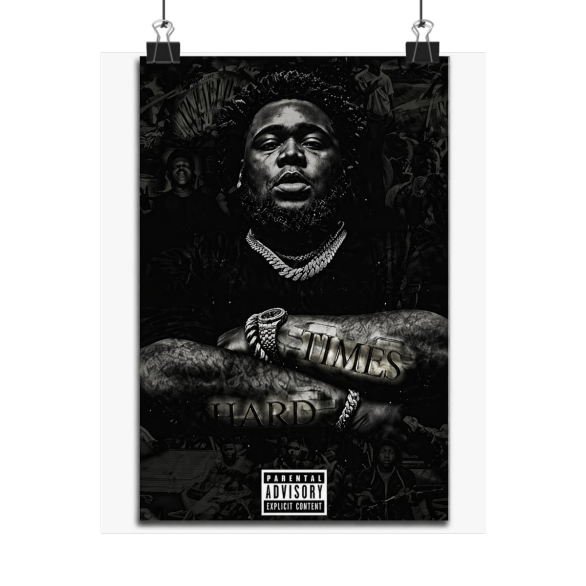 VCLUST Rod Wave Poster Music Album Poster Art Decor Painting Aesthetic Wall Art Posters for Bedroom Decor 12x18inch(30x45cm) 3
