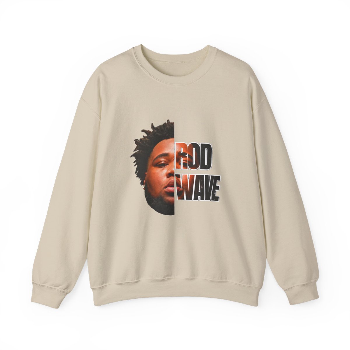 Rod Wave Crew Neck Split Person Crewneck - alternate angle 4, merchandise