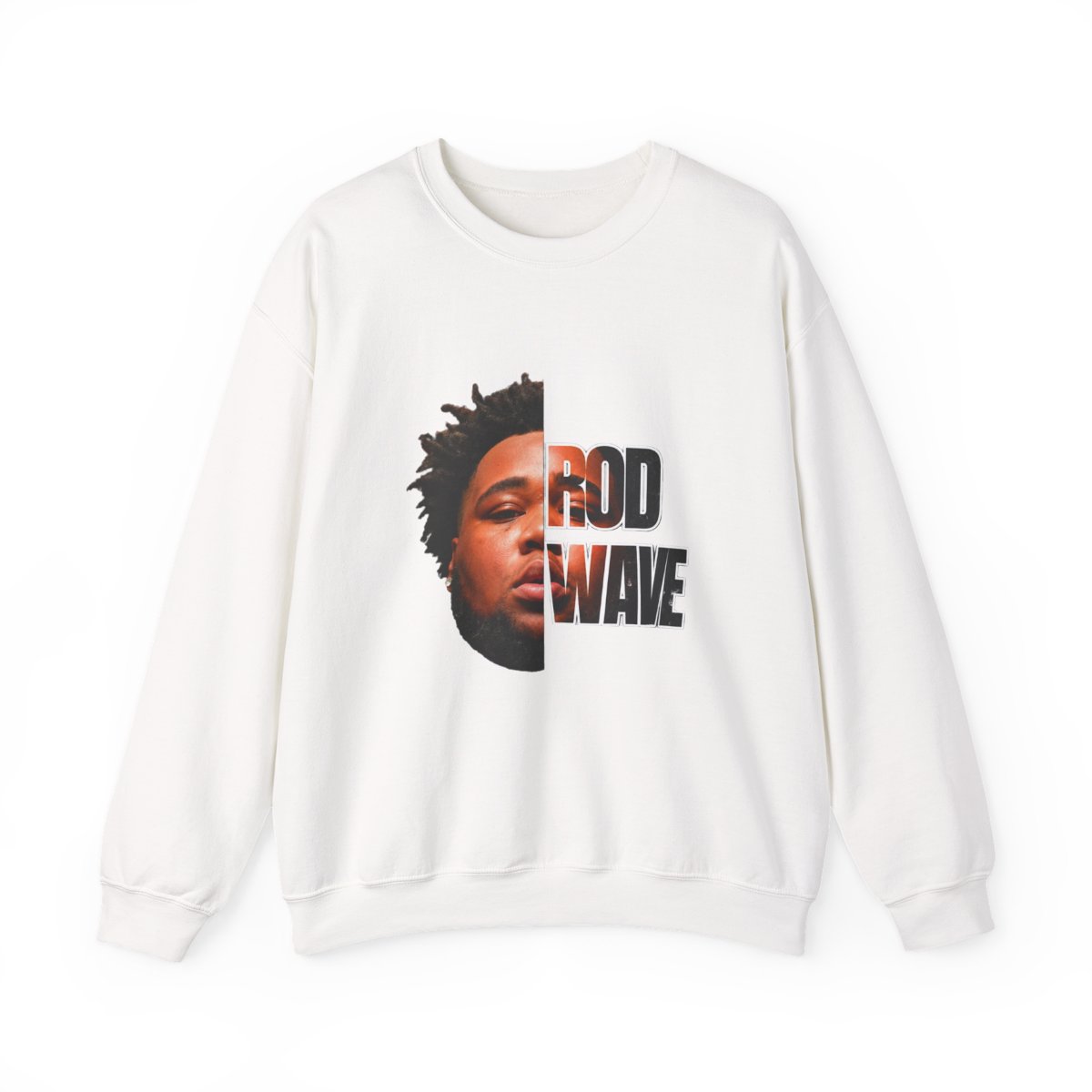 Rod Wave Crew Neck Split Person Crewneck